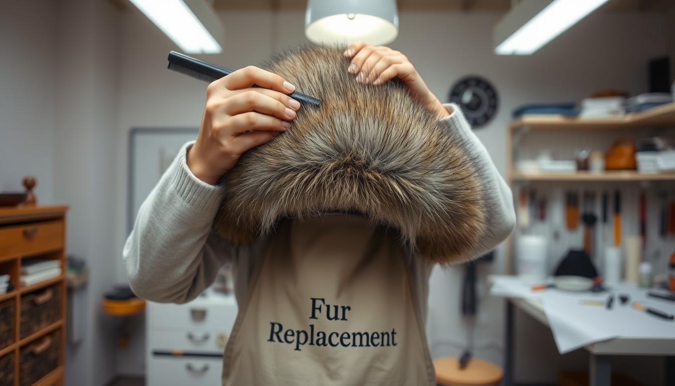 how to stop fur hood from shedding