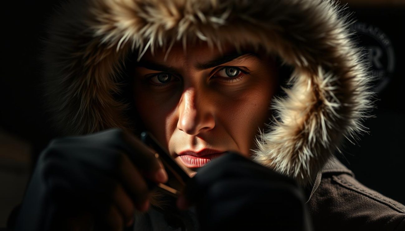 fur-lined hoods