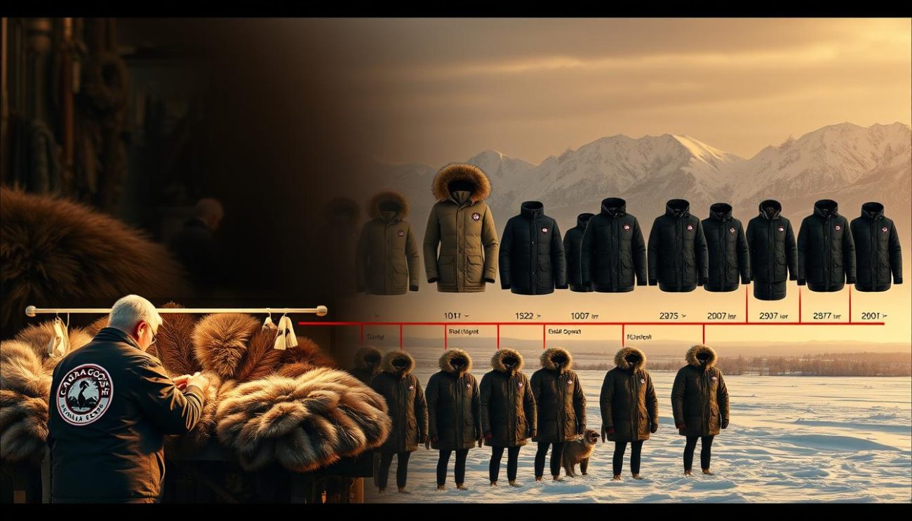 canada goose fur timeline