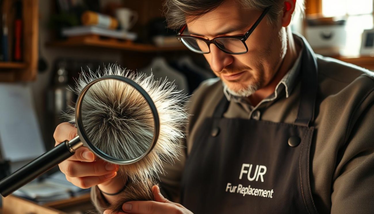 labeling real fur