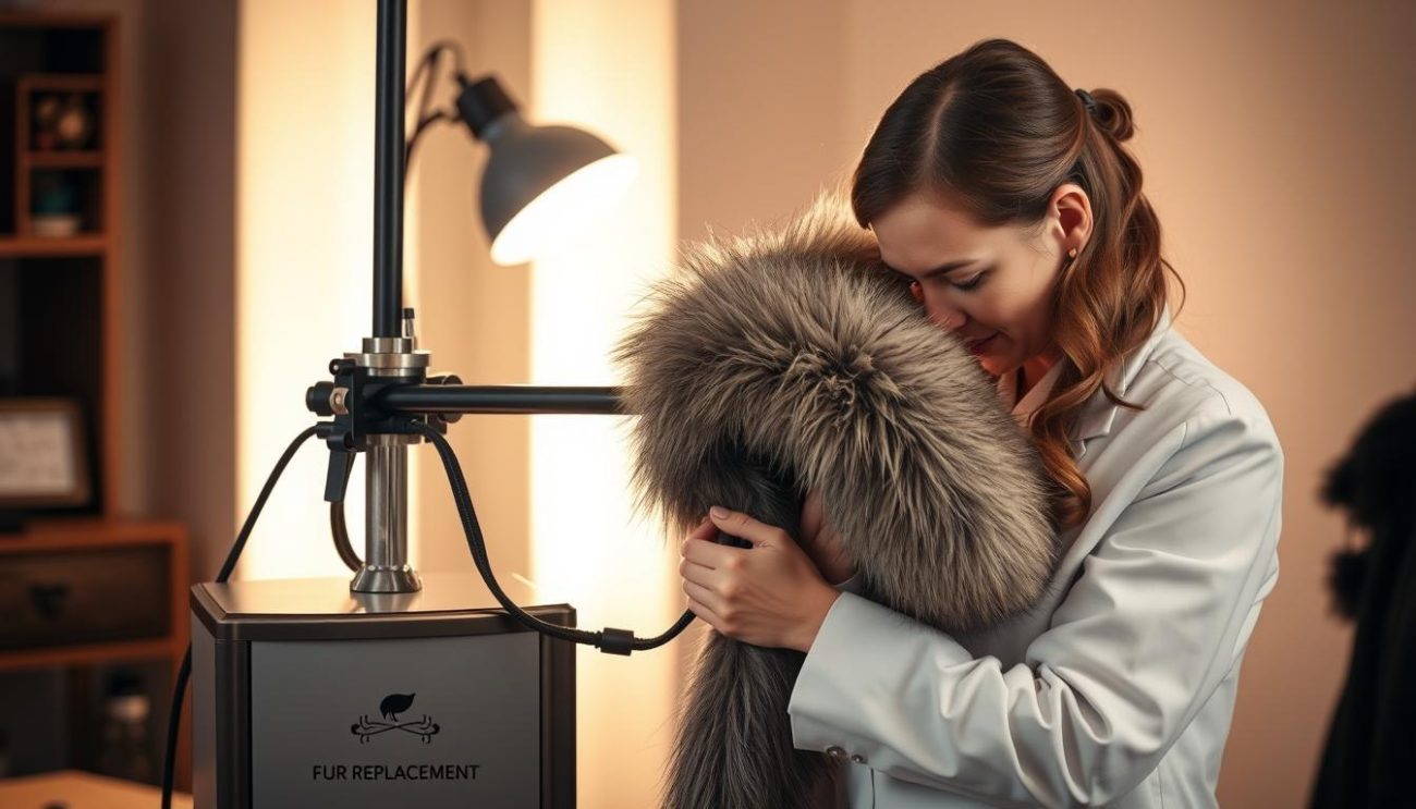 natural fur safe drying