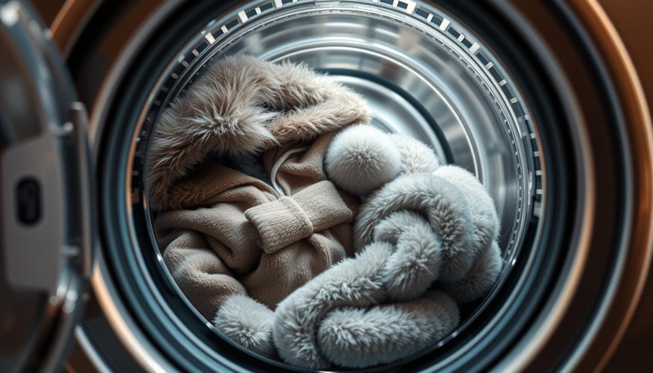machine washing faux fur items