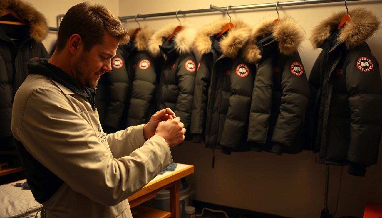 canada goose coat care