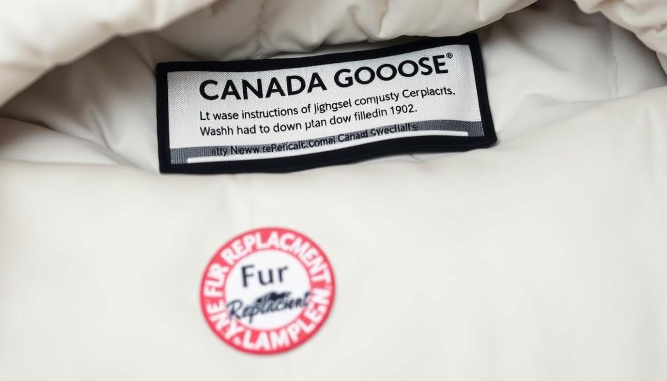 care label canada goose