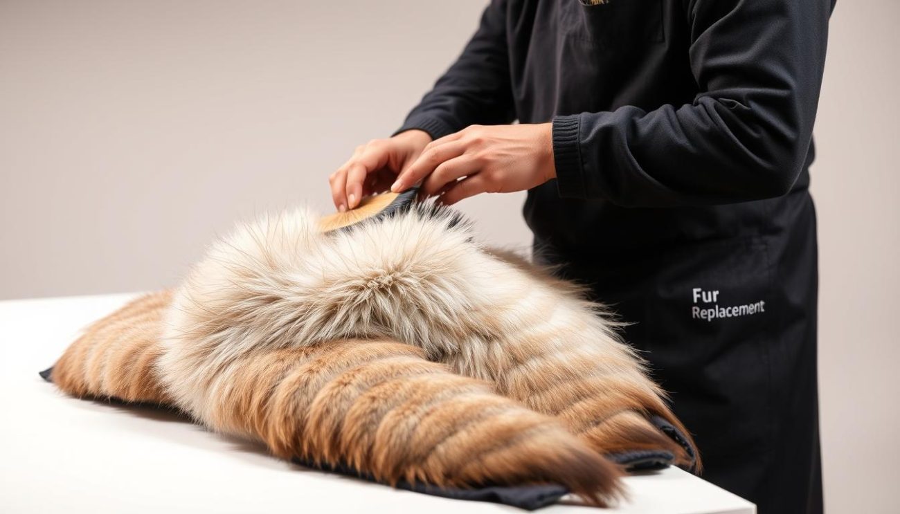 canada goose fur ruff cleaning