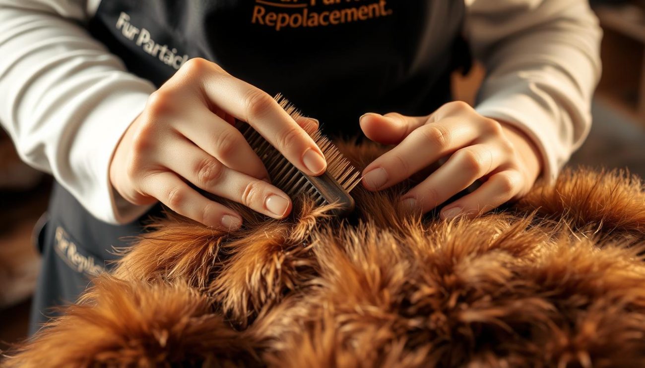 matted faux fur methods